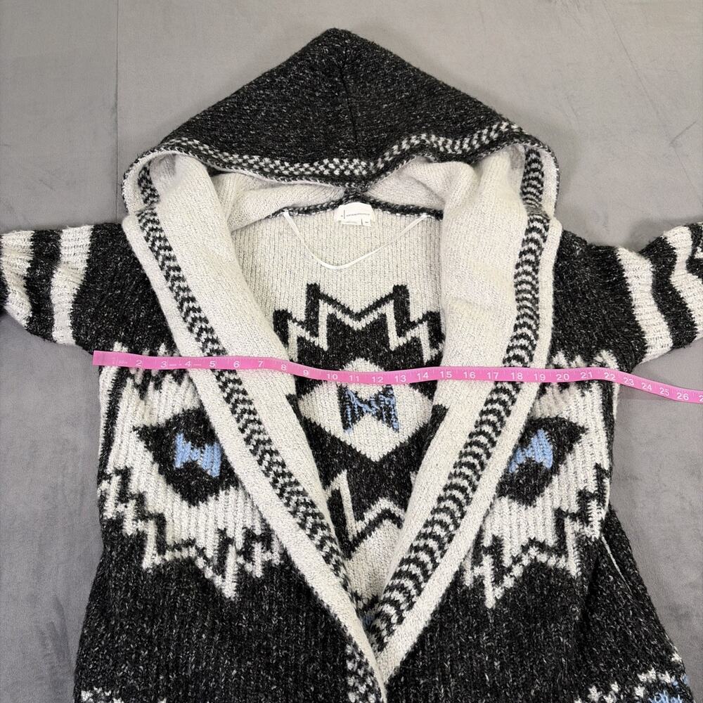 by | Anthropologie Open Cardigan Aztec Southwestern Coastal Cowgirl Boho Sz XSP - Picture 4 of 10